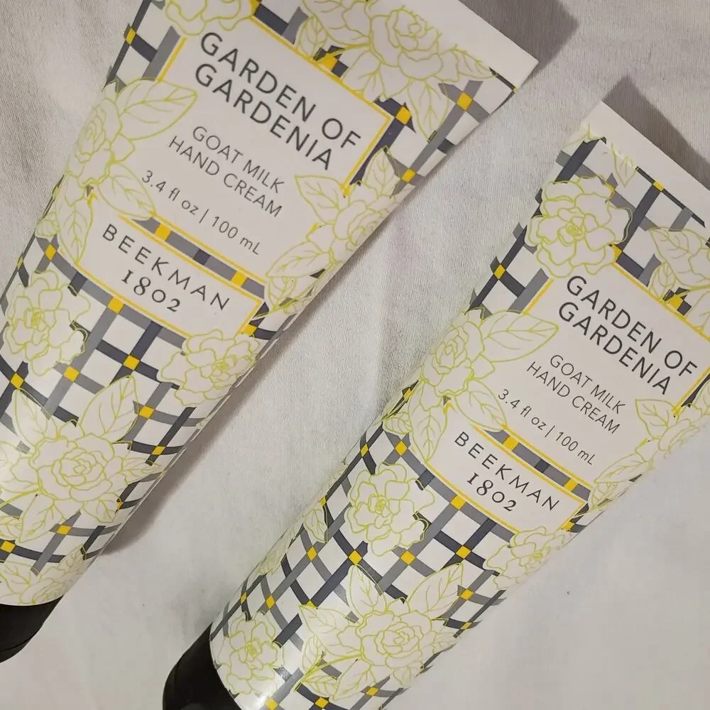 Beekman 1802 Garden of Gardenia (set of 2) 3.4 oz Tubes Goat Milk Hand Cream